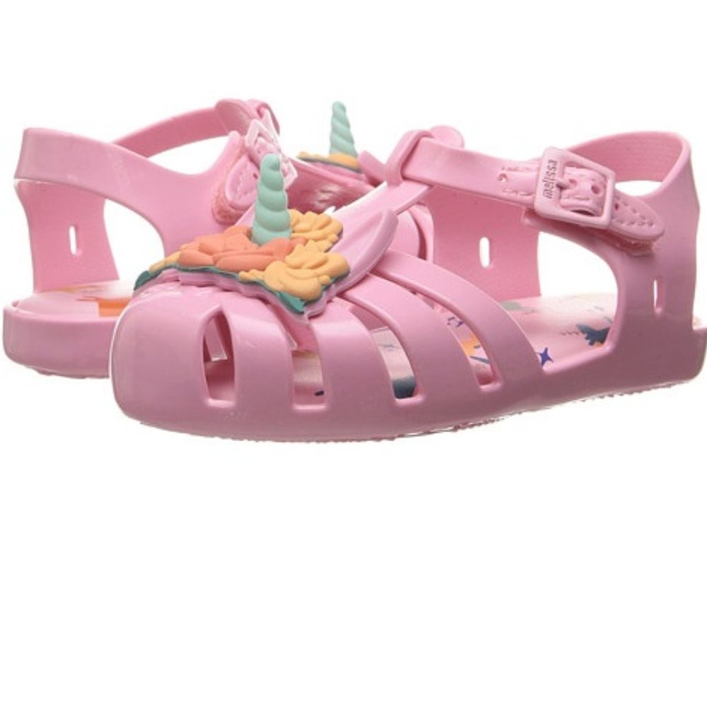 Mini Melissa New AUTHENTIC Unicorn Pink Kids Shoes